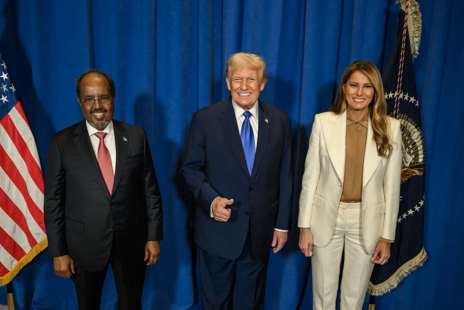 Somali President Hassan Sheikh Meets Donald Trump Amid Controversy Over Ilhan Omar Remarks